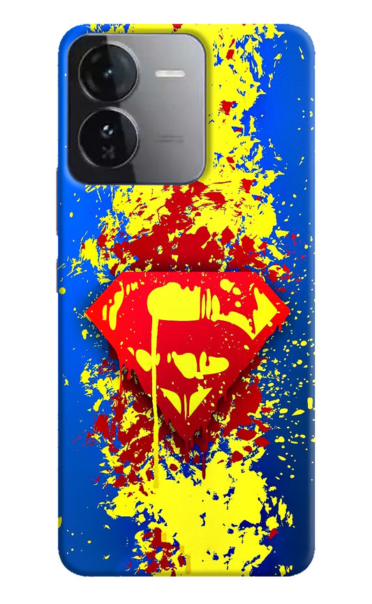 Superman logo iQOO Z9 5G Hard Case Back Cover by Casekaro