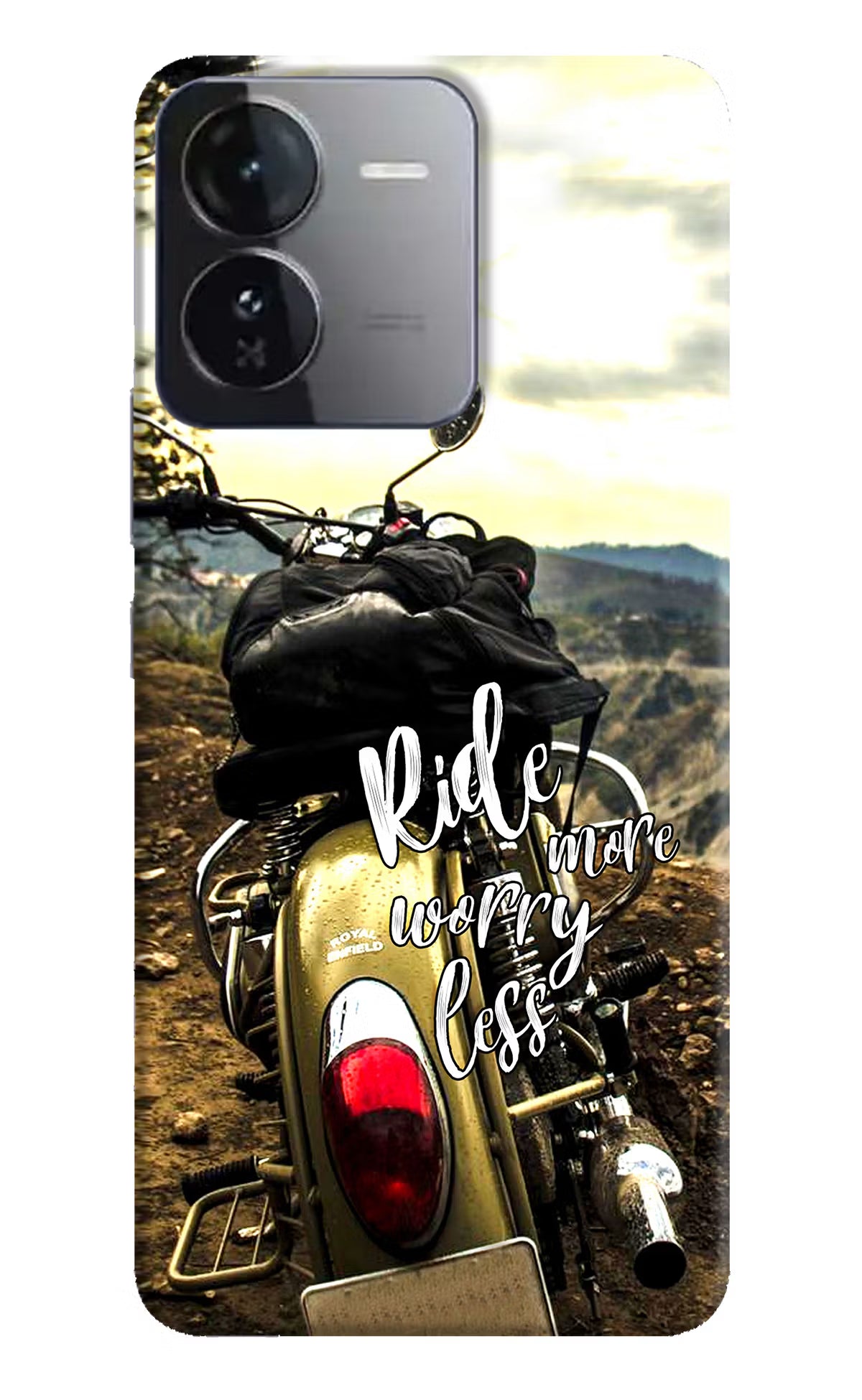 Ride More Worry Less iQOO Z9 5G Hard Case Back Cover by Casekaro