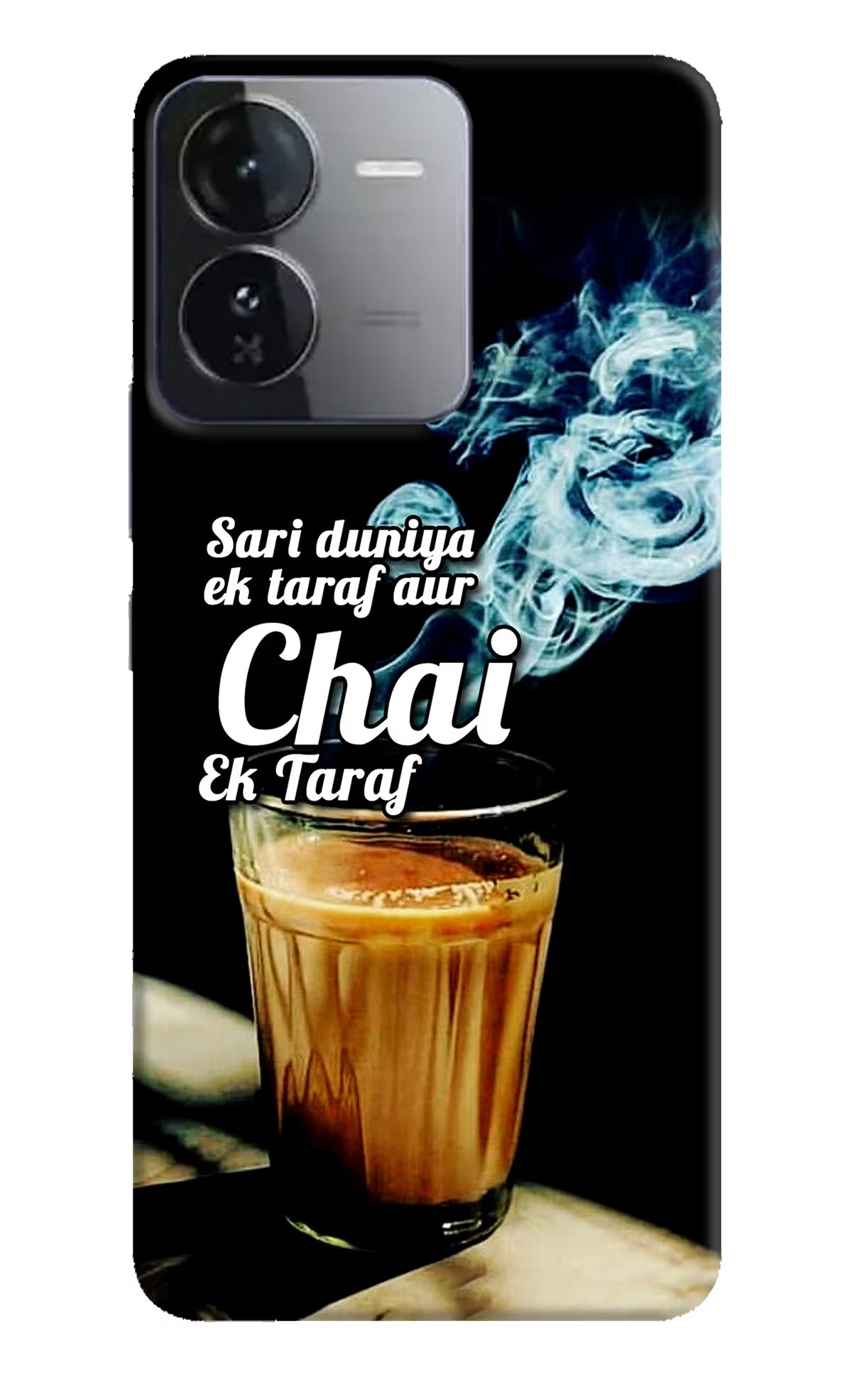 Chai Ek Taraf Quote iQOO Z9 5G Hard Case Back Cover by Casekaro