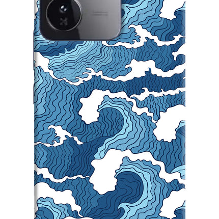Blue Waves iQOO Z9 5G Hard Case Back Cover by Casekaro