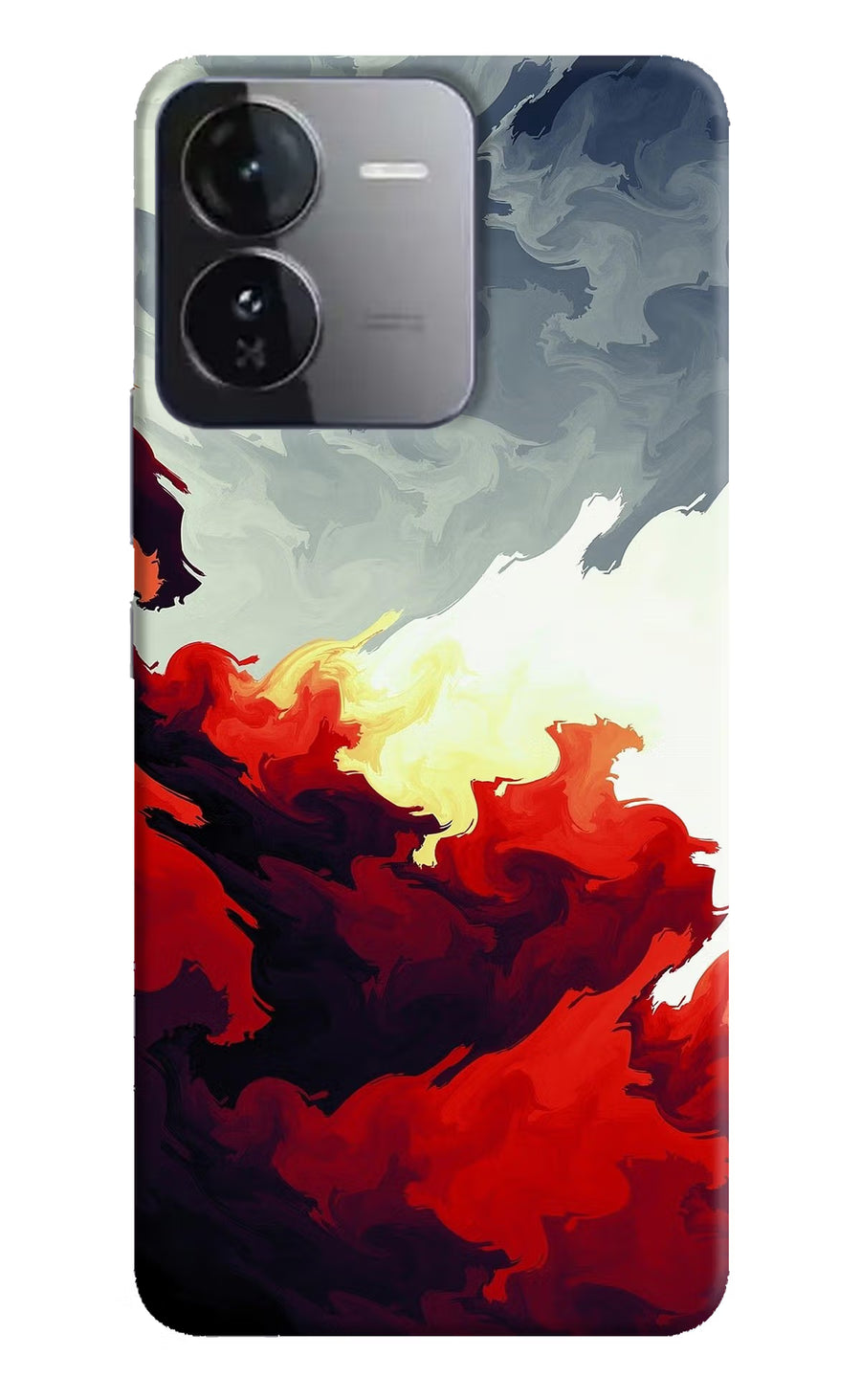 Fire Cloud iQOO Z9 5G Back Cover, Hard case