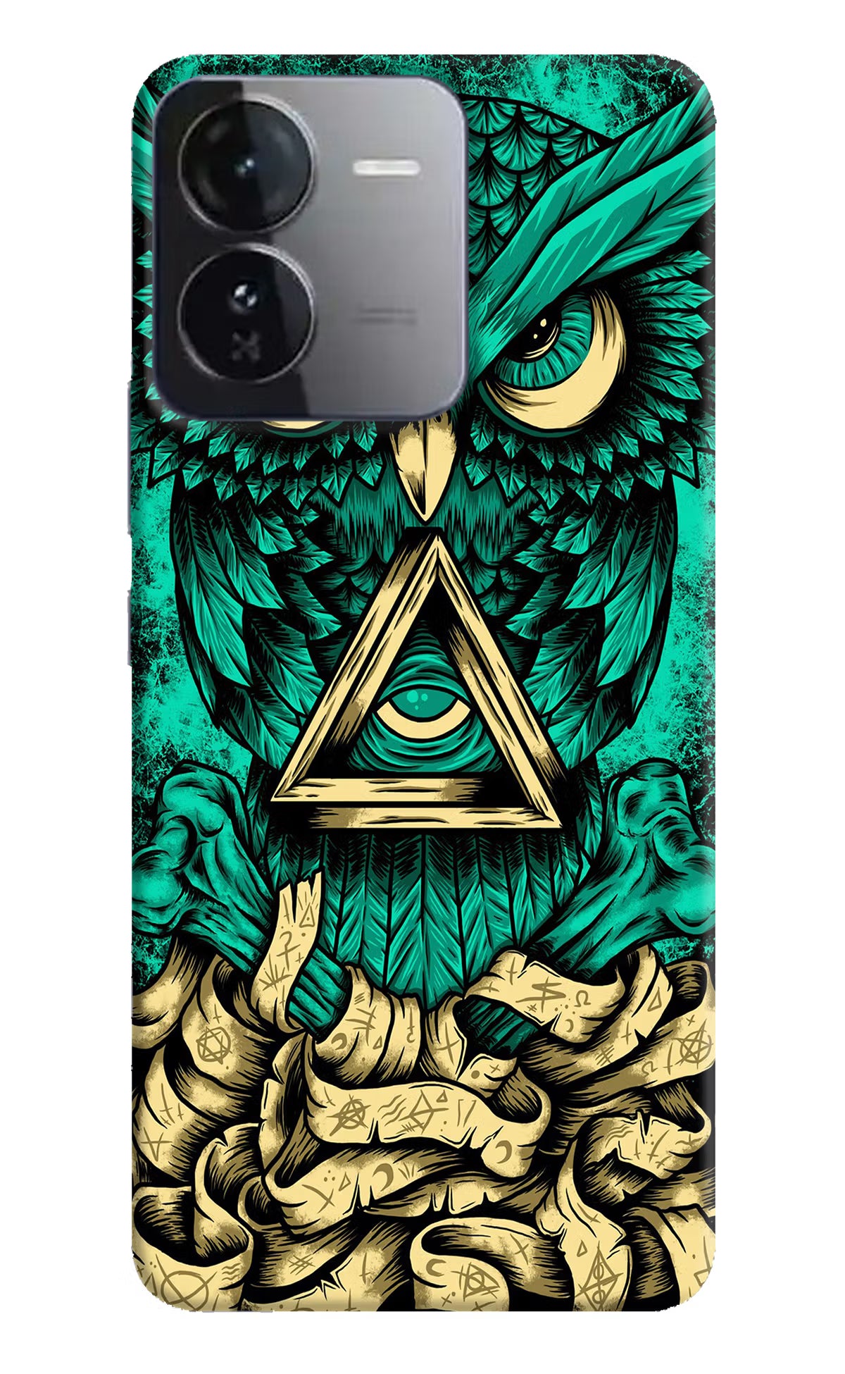Green Owl iQOO Z9 5G Hard Case Back Cover by Casekaro