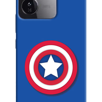 Shield iQOO Z9 5G Hard Case Back Cover by Casekaro
