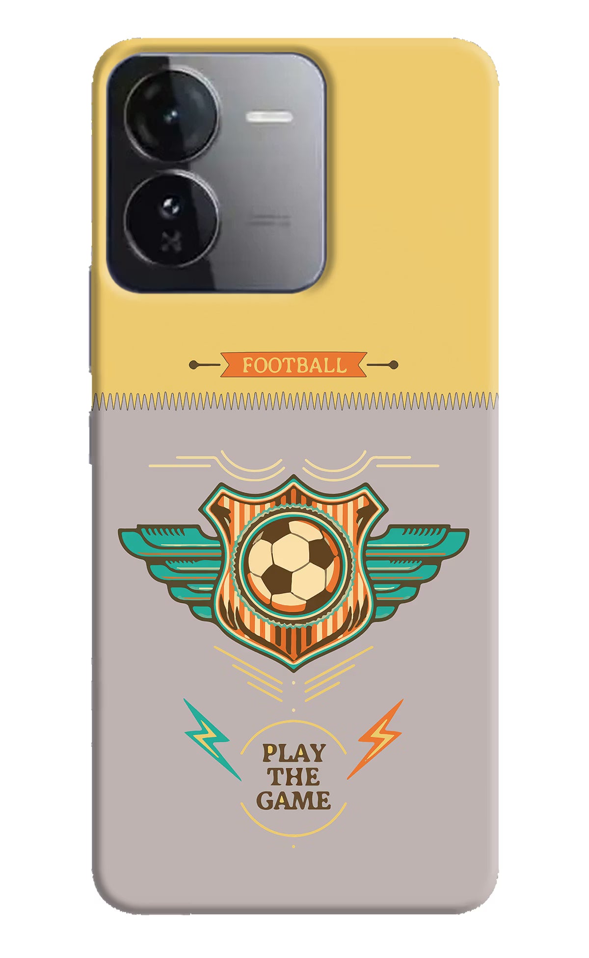 Football iQOO Z9 5G Hard Case Back Cover by Casekaro