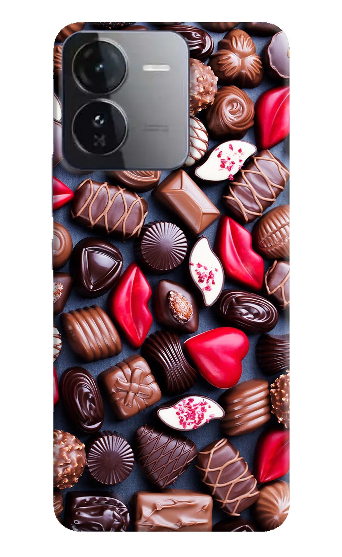 Chocolates iQOO Z9 5G Hard Case Back Cover by Casekaro