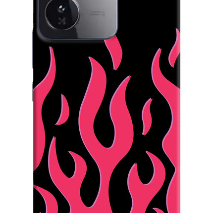 Fire Flames iQOO Z9 5G Hard Case Back Cover by Casekaro