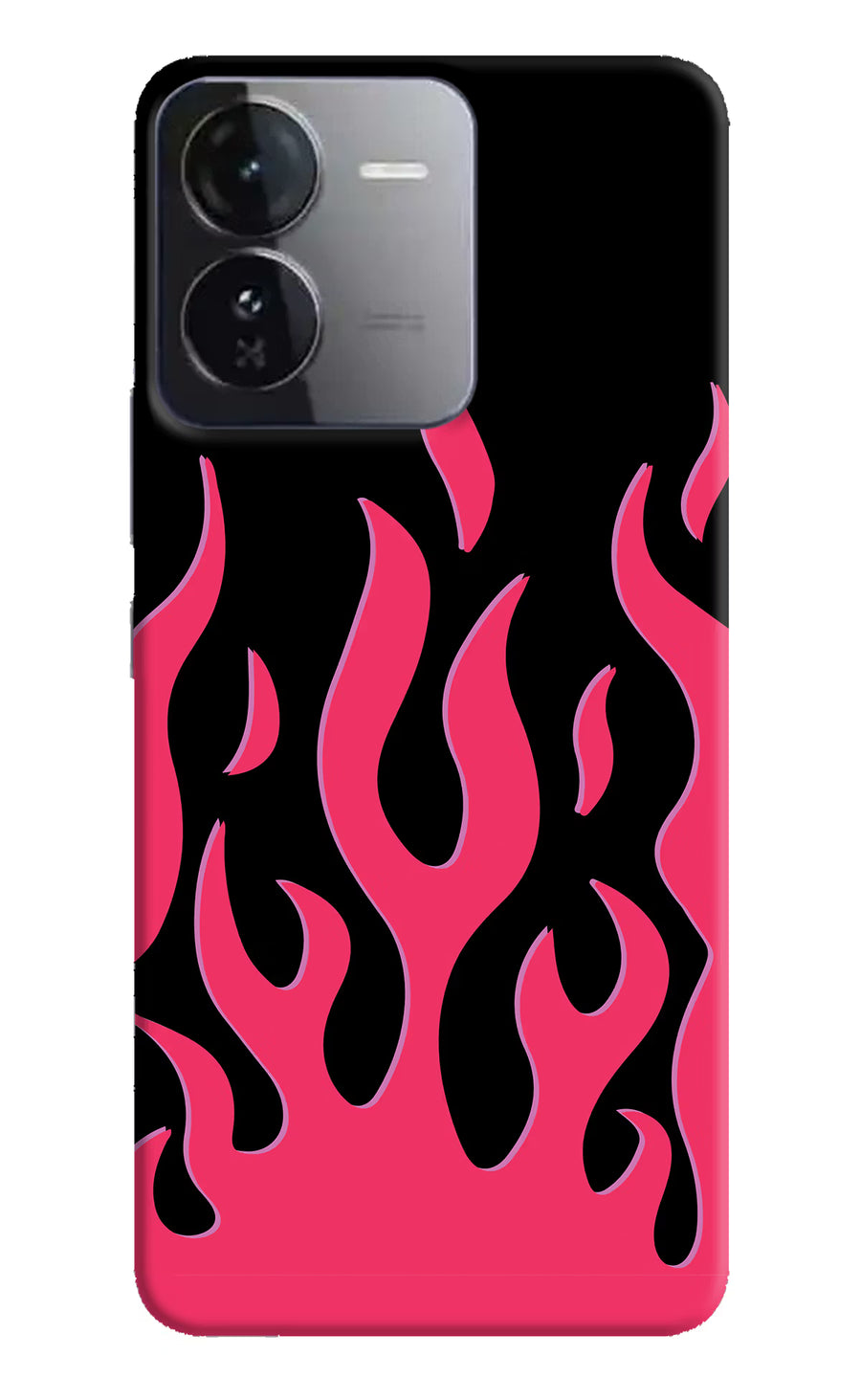 Fire Flames iQOO Z9 5G Back Cover, Hard case
