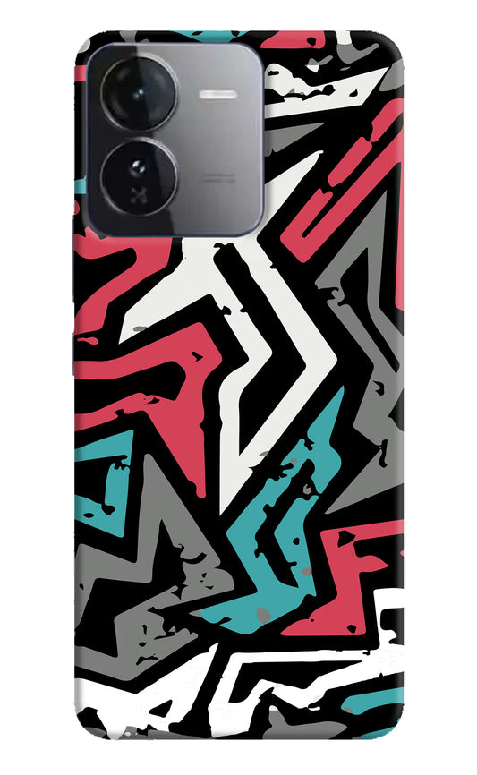 Geometric Graffiti iQOO Z9 5G Hard Case Back Cover by Casekaro