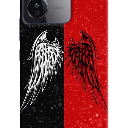 Wings iQOO Z9 5G Hard Case Back Cover by Casekaro