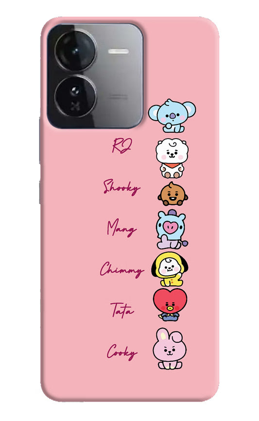 BTS names iQOO Z9 5G Hard Case Back Cover by Casekaro