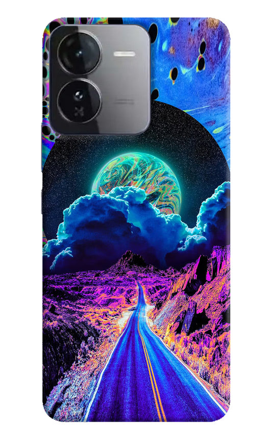 Psychedelic Painting iQOO Z9 5G Hard Case Back Cover by Casekaro