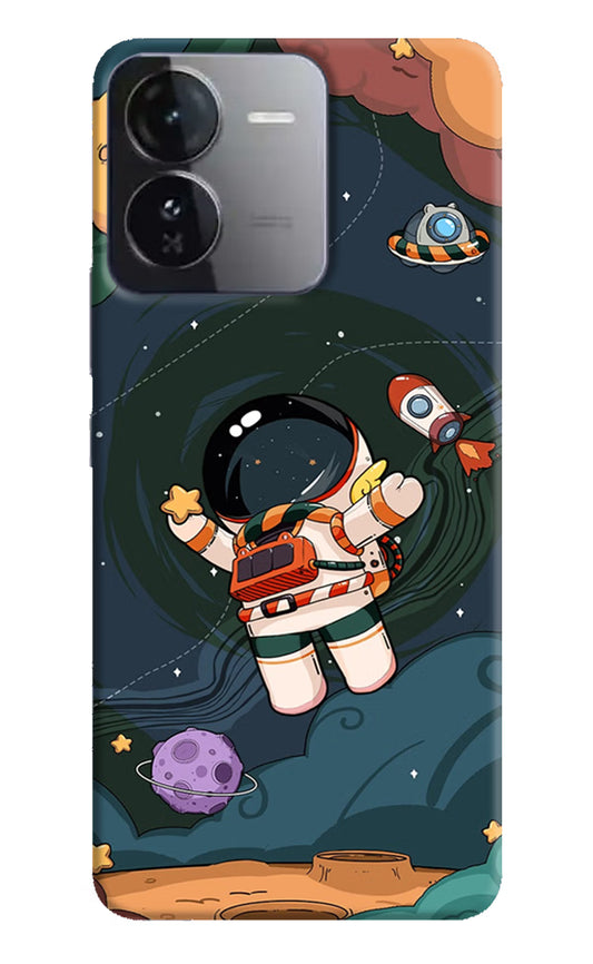 Cartoon Astronaut iQOO Z9 5G Hard Case Back Cover by Casekaro