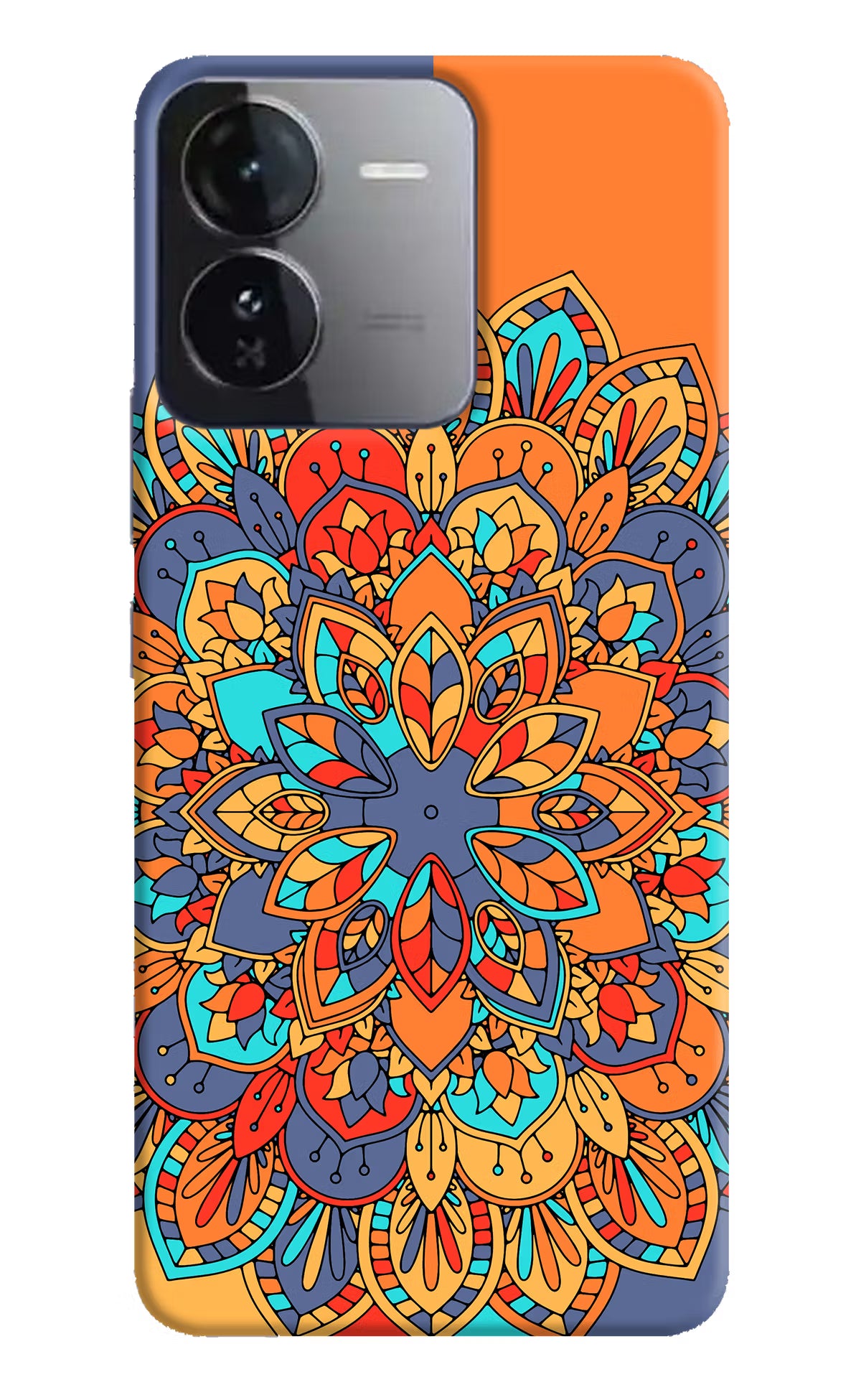 Color Mandala iQOO Z9 5G Hard Case Back Cover by Casekaro