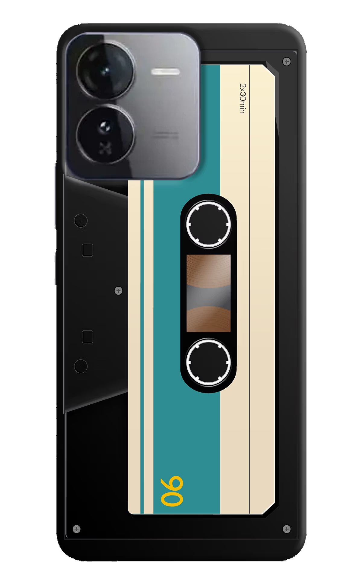 Cassette iQOO Z9 5G Hard Case Back Cover by Casekaro