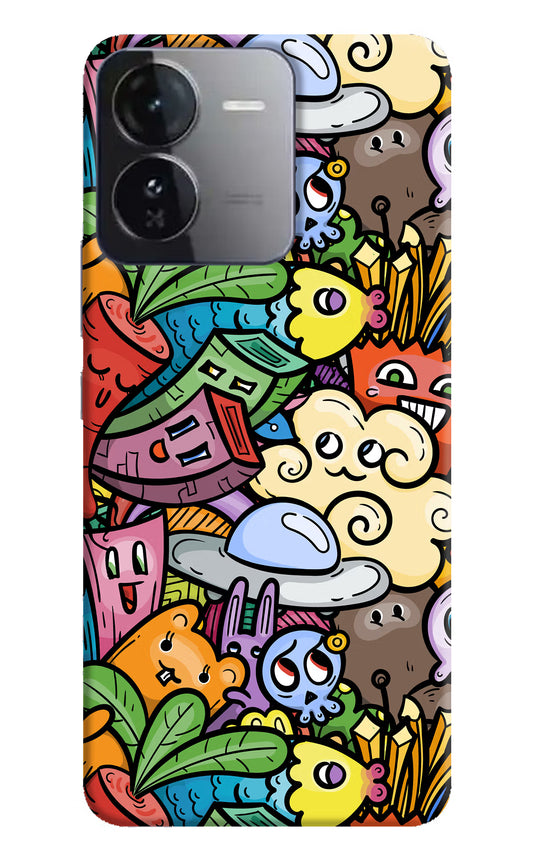 Veggie Doodle iQOO Z9 5G Hard Case Back Cover by Casekaro