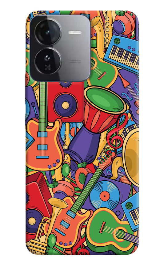 Music Instrument Doodle iQOO Z9 5G Hard Case Back Cover by Casekaro