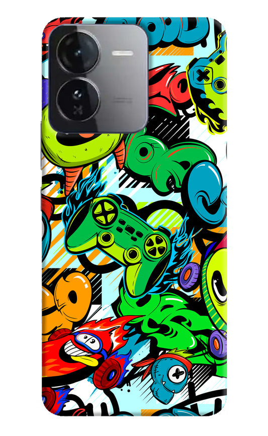 Game Doodle iQOO Z9 5G Hard Case Back Cover by Casekaro