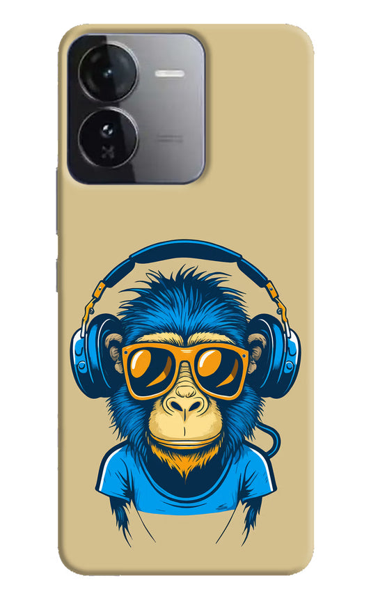 Monkey Headphone iQOO Z9 5G Hard Case Back Cover by Casekaro