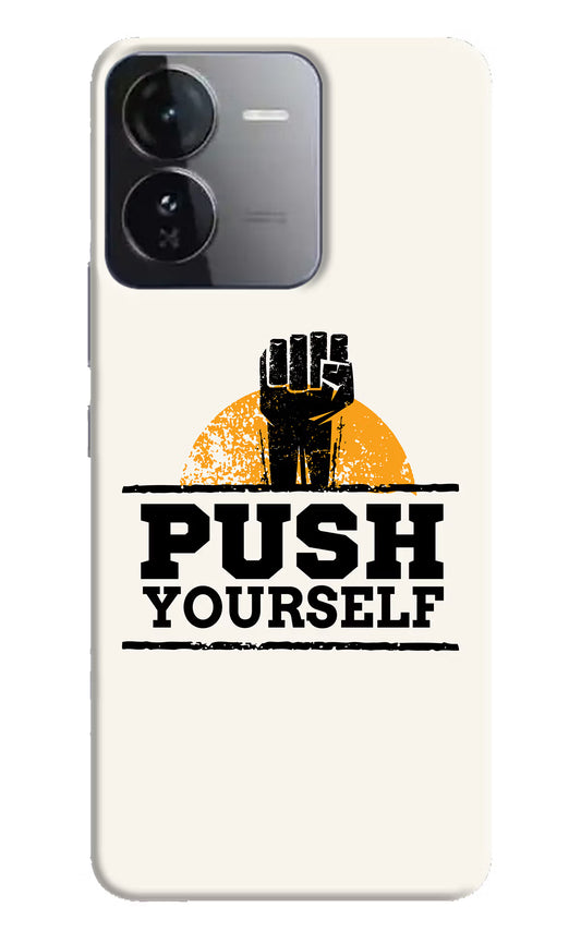 Push Yourself iQOO Z9 5G Hard Case Back Cover by Casekaro