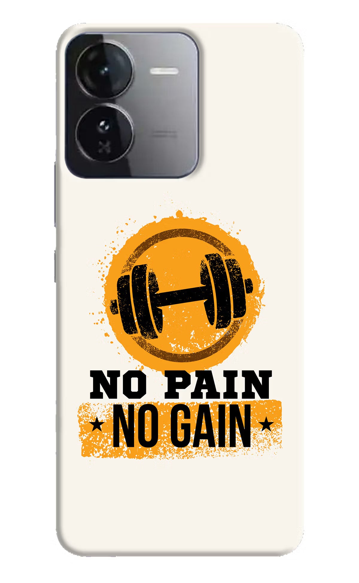 No Pain No Gain iQOO Z9 5G Hard Case Back Cover by Casekaro