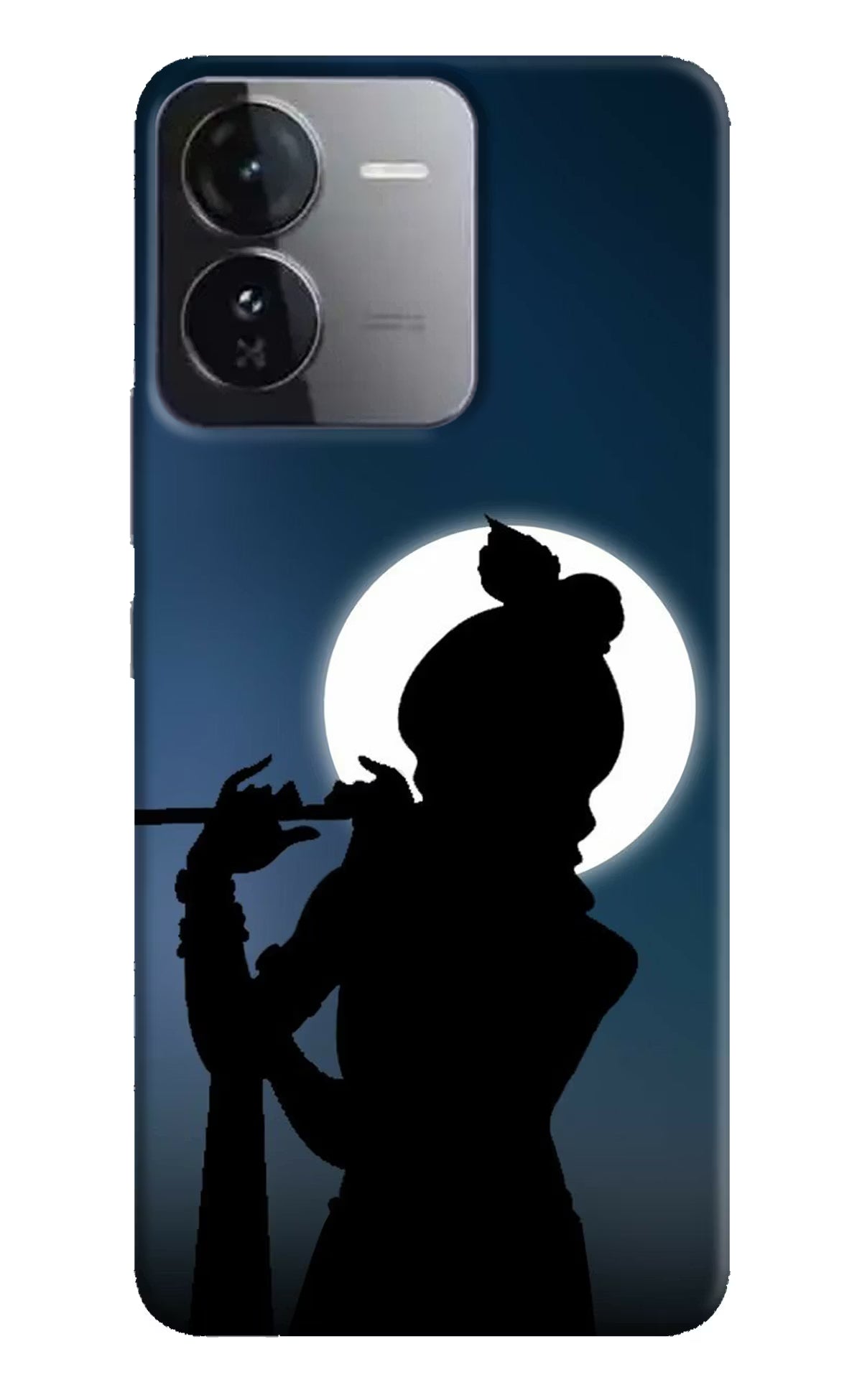 Shri Krishna Silhouette iQOO Z9 5G Hard Case Back Cover by Casekaro