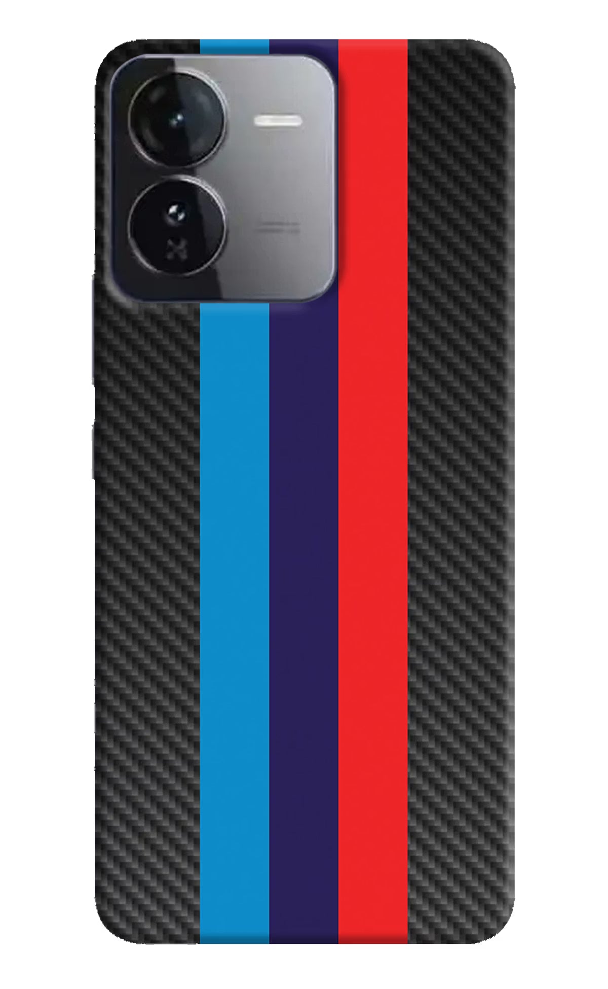 BMW Stripes Pattern iQOO Z9 5G Hard Case Back Cover by Casekaro