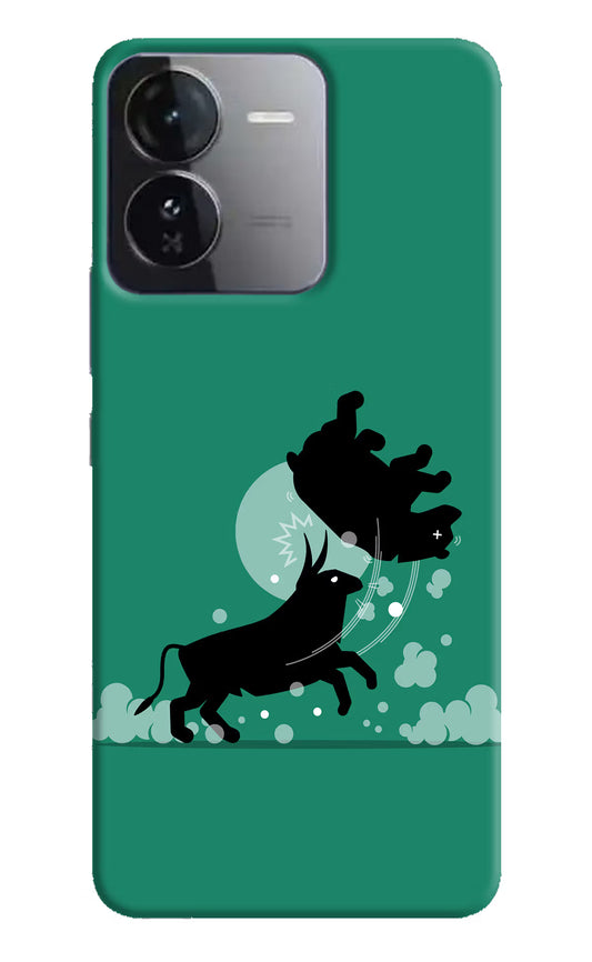 Bull Conqueror iQOO Z9 5G Hard Case Back Cover by Casekaro