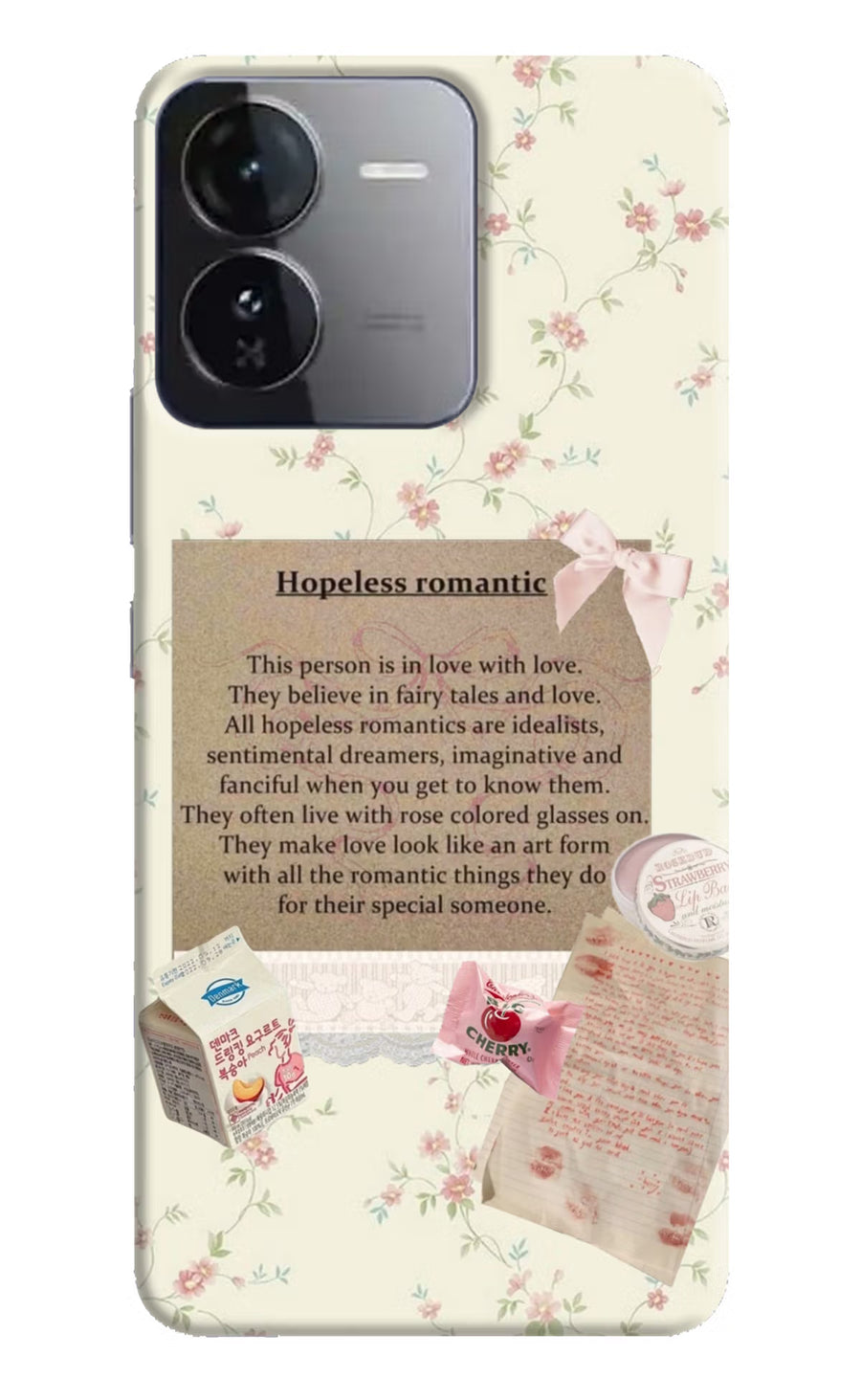 Hopeless Romantic iQOO Z9 5G Back Cover, Hard case