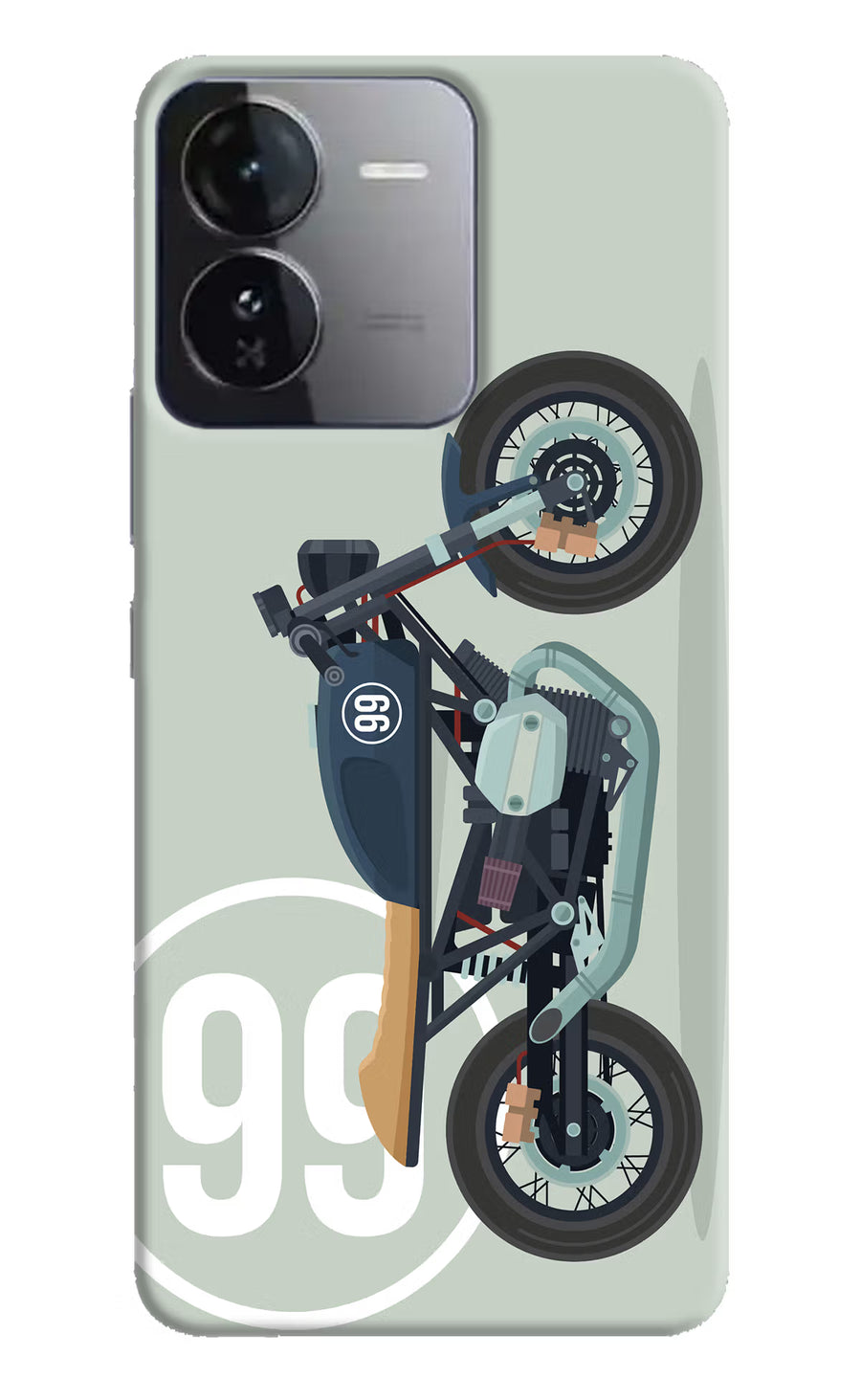 Classic Cafe Racer 99 iQOO Z9 5G Back Cover, Hard case