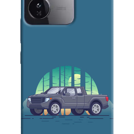 Retro Garage Vibe iQOO Z9 5G Hard Case Back Cover by Casekaro