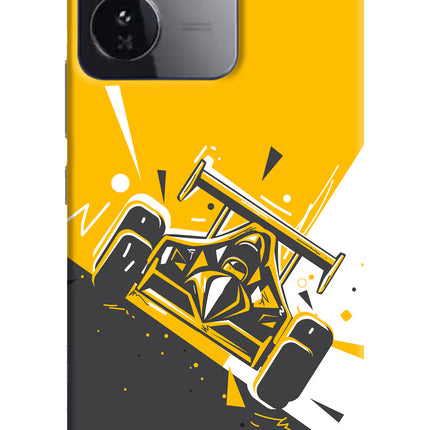 Track King iQOO Z9 5G Hard Case Back Cover by Casekaro