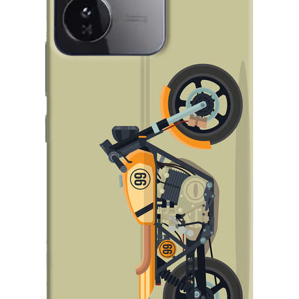 Vertical Speedster iQOO Z9 5G Hard Case Back Cover by Casekaro