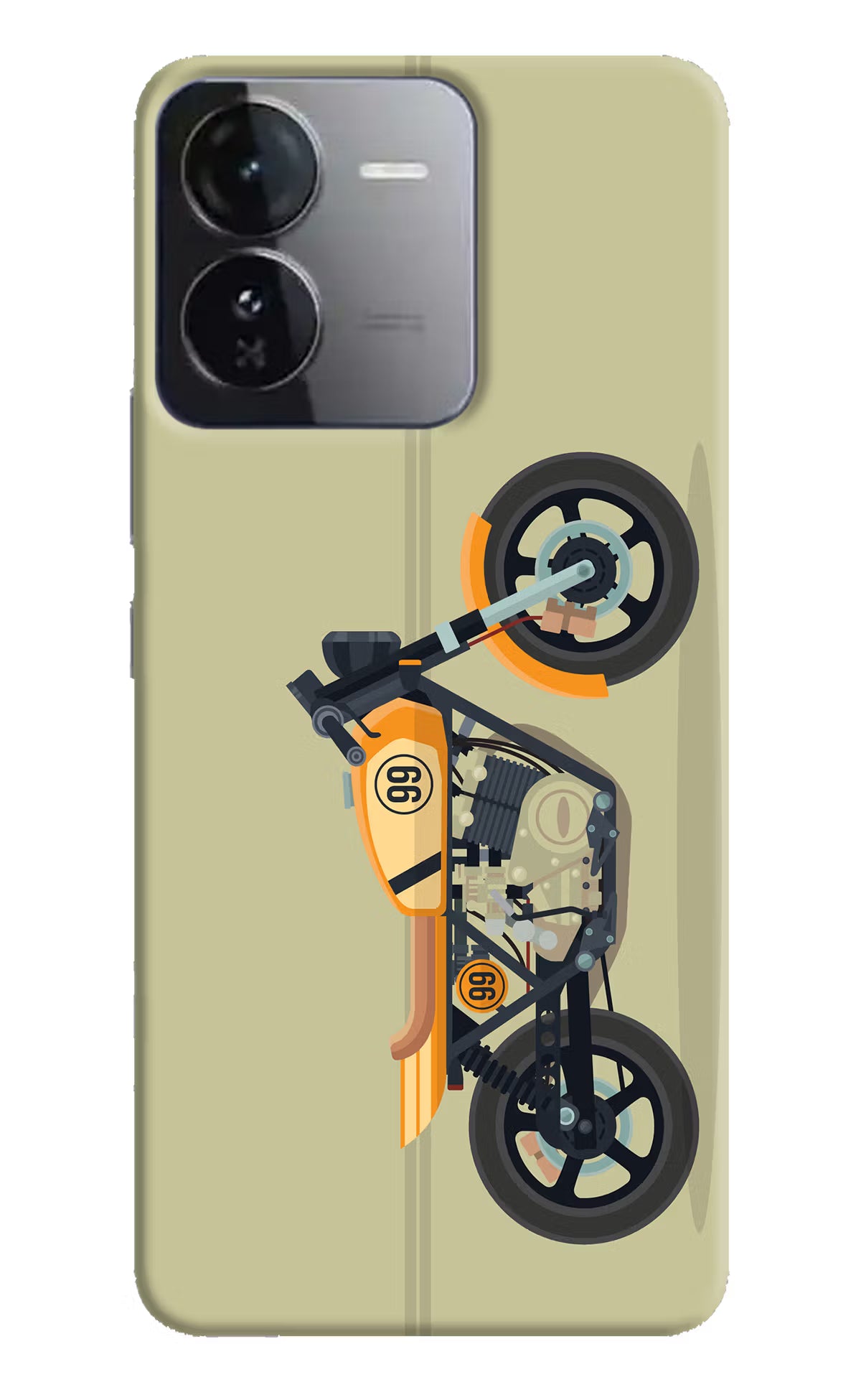 Vertical Speedster iQOO Z9 5G Hard Case Back Cover by Casekaro