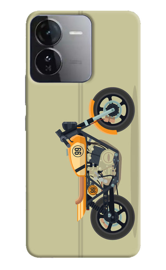 Vertical Speedster iQOO Z9 5G Hard Case Back Cover by Casekaro