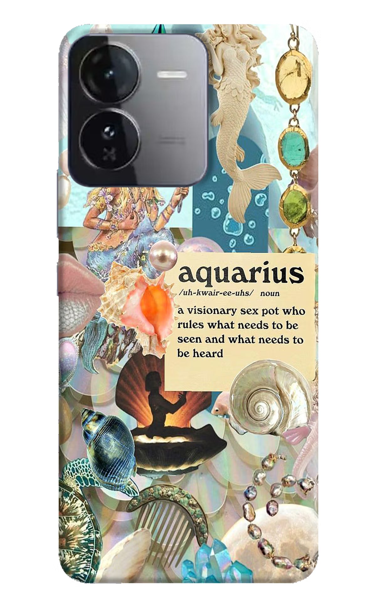 Aquarius Zodiac iQOO Z9 5G Hard Case Back Cover by Casekaro