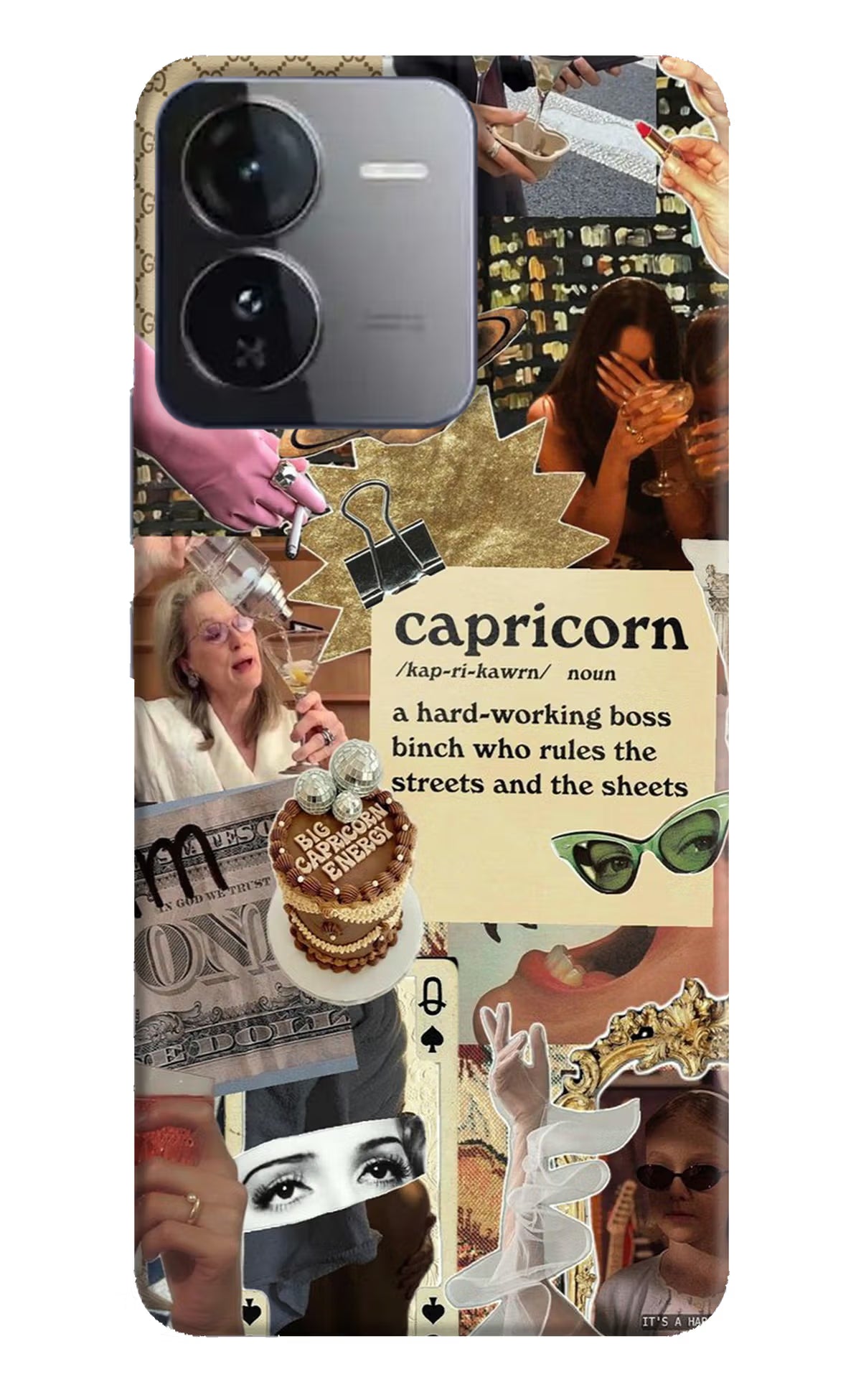 Capricorn Zodiac iQOO Z9 5G Hard Case Back Cover by Casekaro