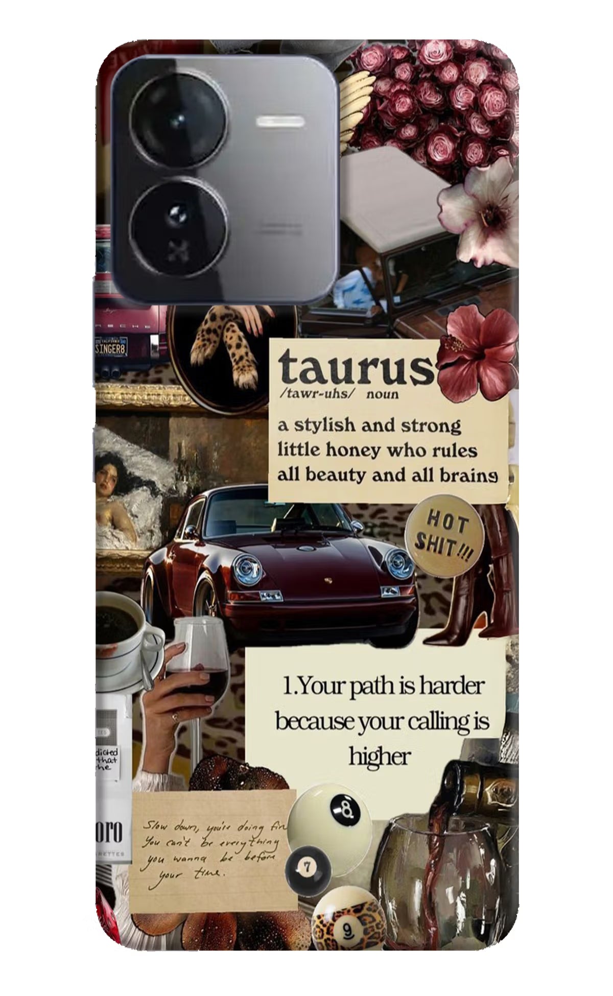 Taurus Zodiac iQOO Z9 5G Hard Case Back Cover by Casekaro