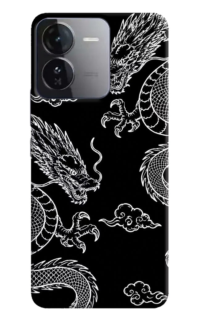 Twin Dragons iQOO Z9 5G Hard Case Back Cover by Casekaro