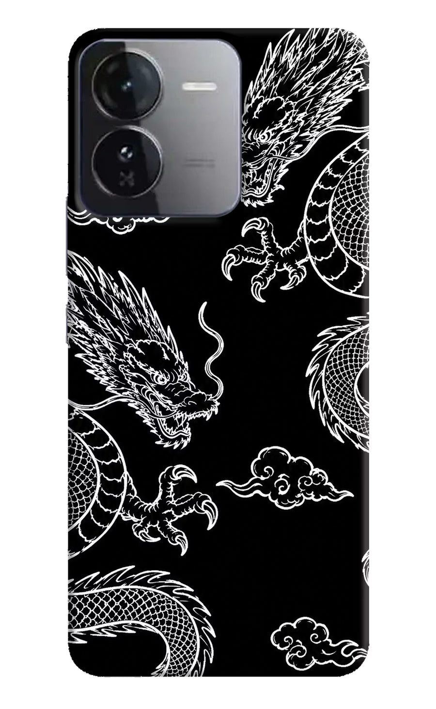 Twin Dragons iQOO Z9 5G Back Cover, Hard case