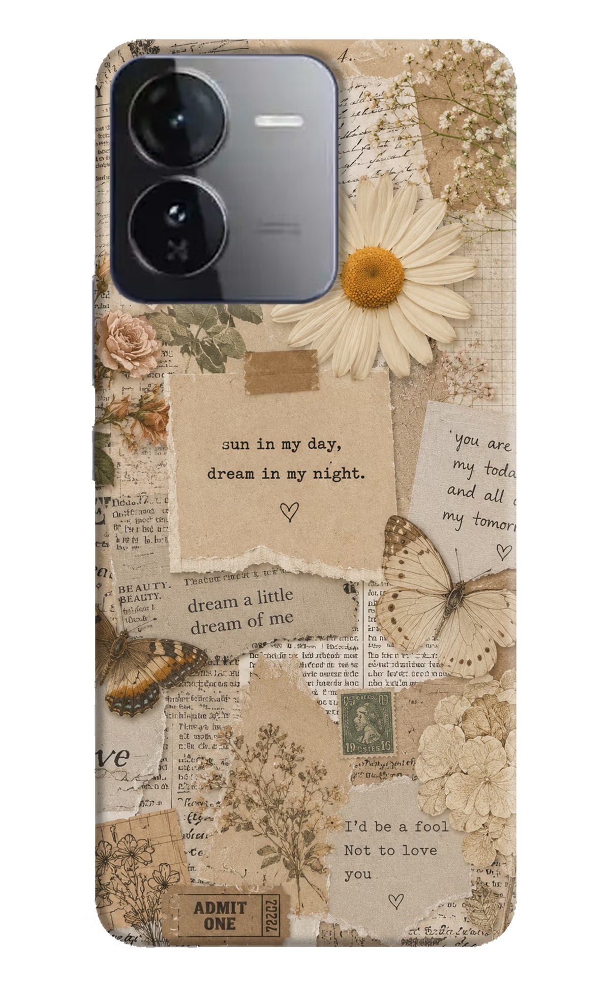 Vintage case iQOO Z9 5G Back Cover