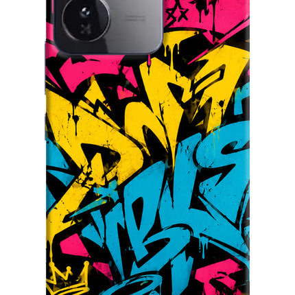 Graffiti Vibe iQOO Z9 5G Hard Case Back Cover by Casekaro