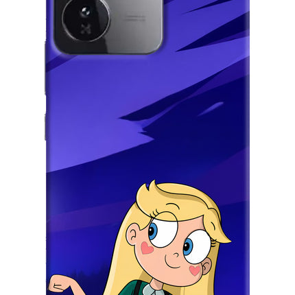 Star Glow iQOO Z9 5G Hard Case Back Cover by Casekaro