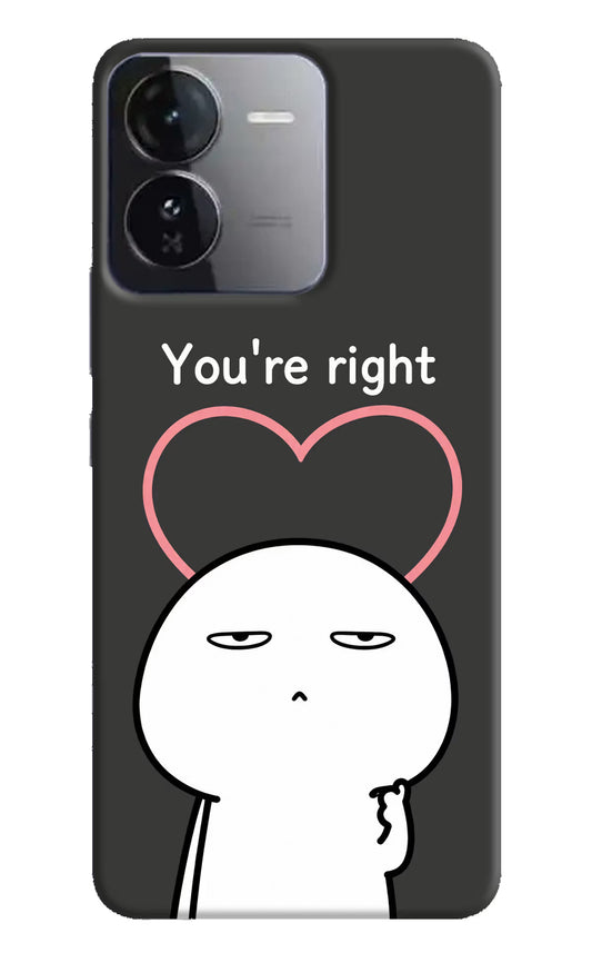 You're Right iQOO Z9 5G Hard Case Back Cover by Casekaro