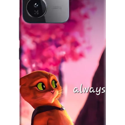 Always Cat iQOO Z9 5G Hard Case Back Cover by Casekaro