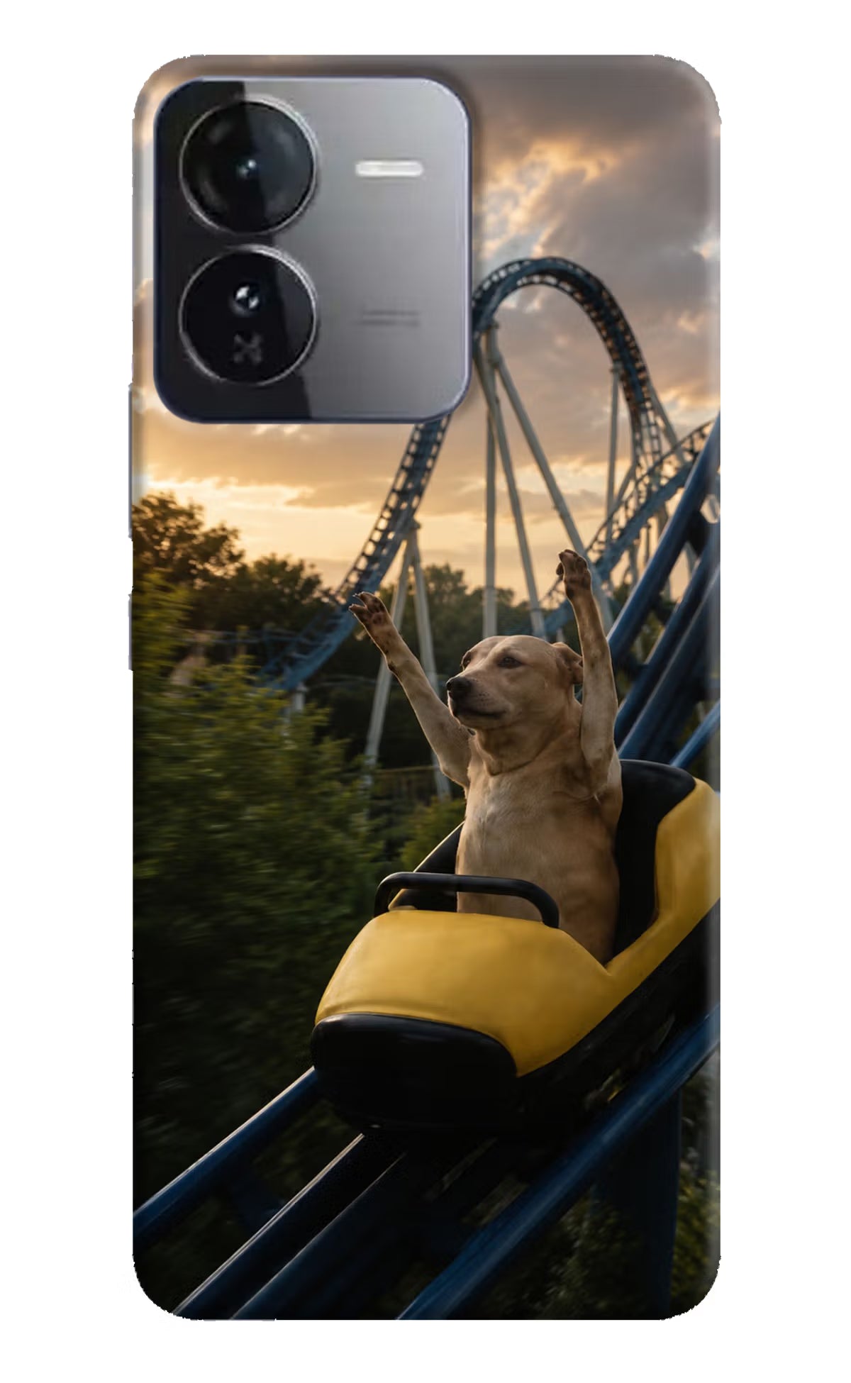 Rollercoaster Dog iQOO Z9 5G Back Cover