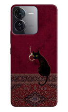 Midnight Cat iQOO Z9 5G Back Cover