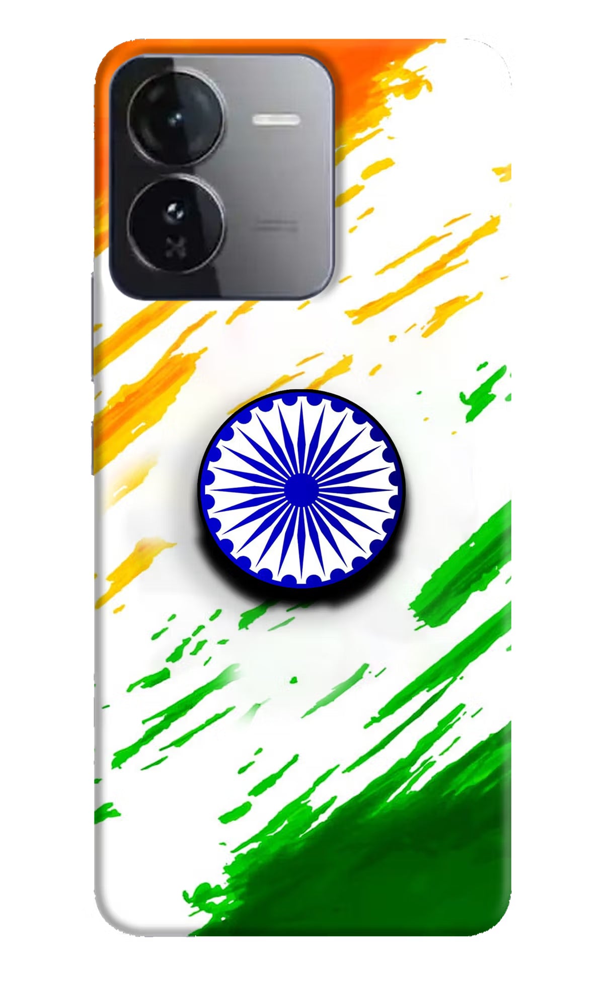 Indian Flag Ashoka Chakra iQOO Z9 5G Pop Case by Casekaro