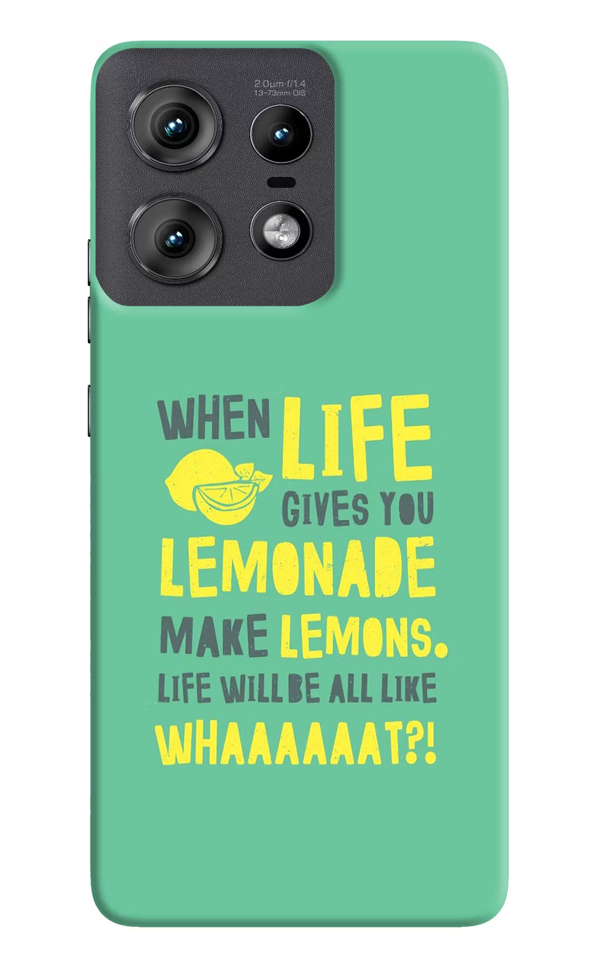 Quote Moto Edge 50 Pro 5G Hard Case Back Cover by Casekaro