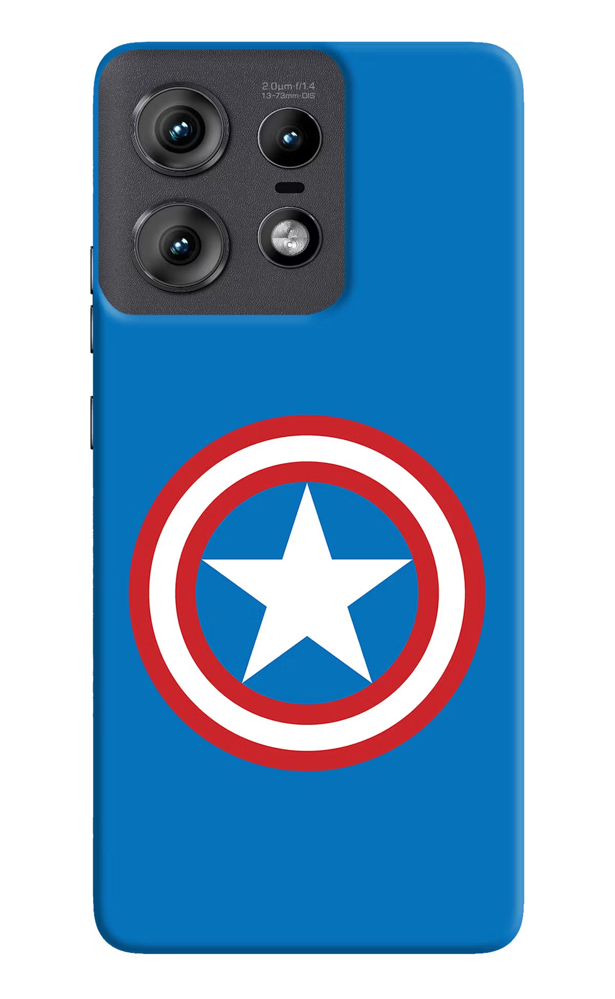Captain America Logo Moto Edge 50 Pro 5G Hard Case Back Cover by Casekaro