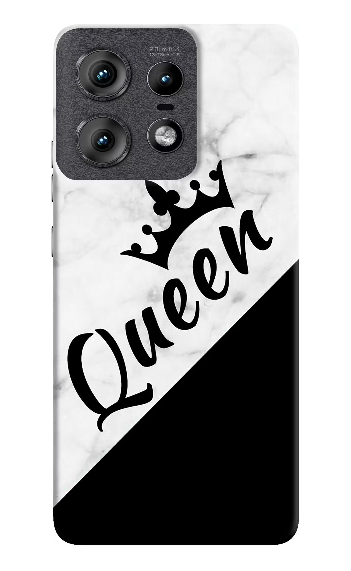 Queen Moto Edge 50 Pro 5G Hard Case Back Cover by Casekaro